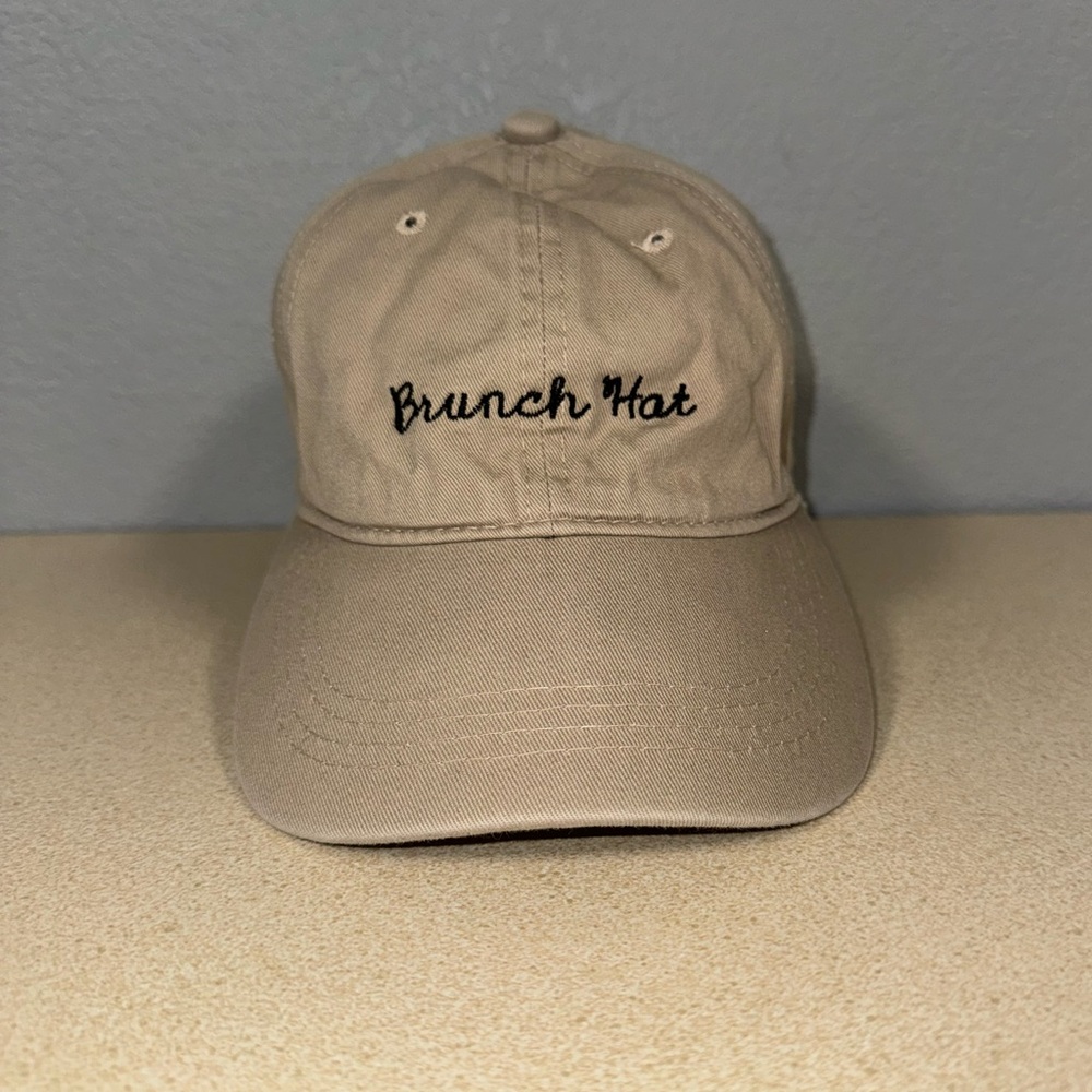 David & Young Embroidered Brunch Hat Blue Baseball Cap‎